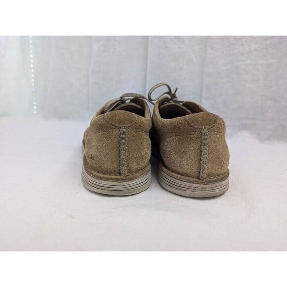 Clarks Men's size 12 Coal London Oxfords tan suede, office, business casual - Picture 6 of 9